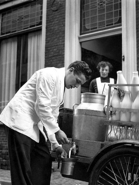 Lechero en Holanda 1956 visto en Flickr