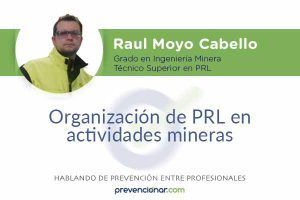 Organización de PRL en actividades mineras