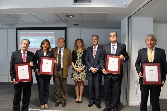 Primeros certificados Empresa Saludable