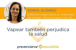 Vapear también perjudica la salud