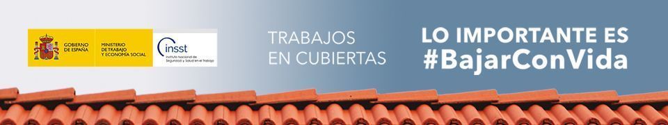 trabajos en cubiertas: lo importante es bajar con vida trabajos en cubiertas: lo importante es bajar con vida