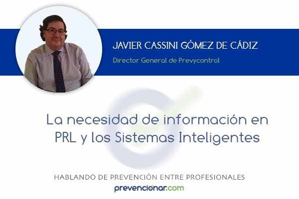 La necesidad de información en PRL y los Sistemas Inteligentes