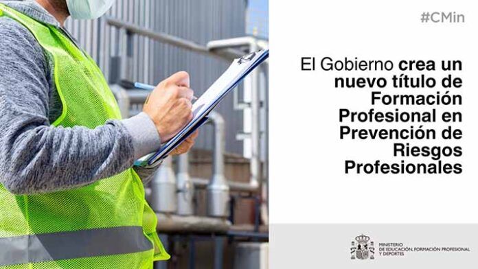 Formación Profesional en Prevención de Riesgos Profesionales