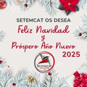 SETEMCAT OS DESEA FELIZ NAVIDAD