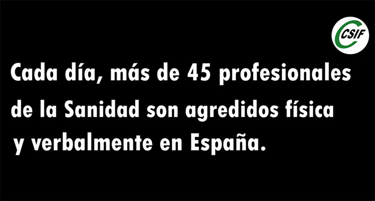 Cada día se producen 45 agresiones a personal de la Sanidad