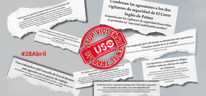 USO pide establecer una categoría de agresiones en los accidentes de trabajo