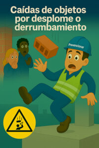 Caídas de objetos por desplome o derrumbamiento