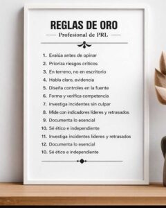 Reglas de ORO_PRL